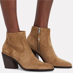 Rag & Bone Razor Suede Ankle Boots